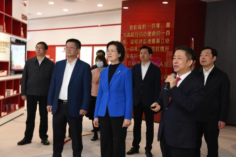 江苏省委常委、组织部部长沈莹调研mksport体育1